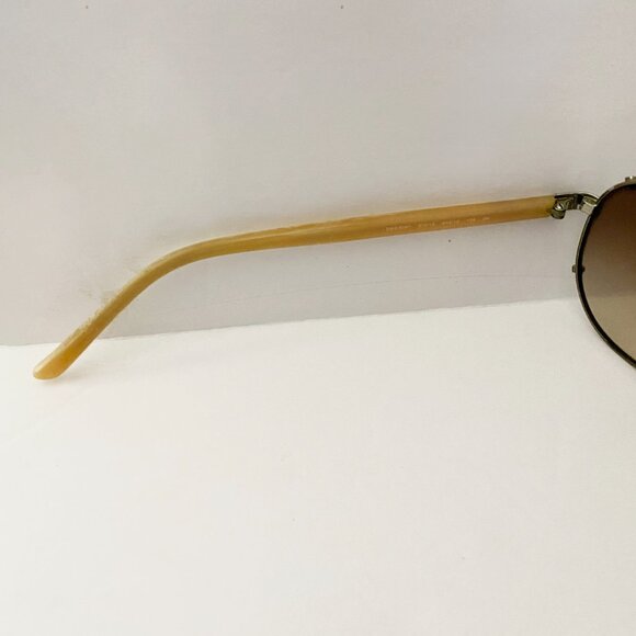 Dolce And Gabbana Pilot Aviator Beige Sunglasses Women's Fit 6047 w/Box & Bag - Picture 15 of 15